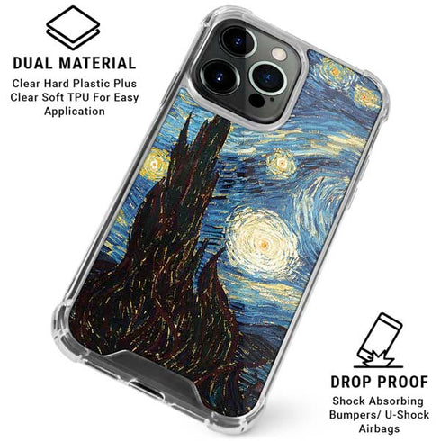 Van Gogh - The Starry Night by Van Gogh iPhone 16 Pro Max Clear Case